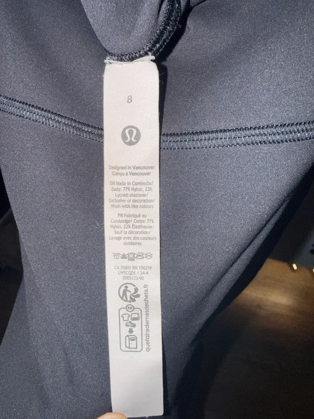 Lululemon Wunder Train 25” Leggings Size 8 + Bra 5pc Bundle